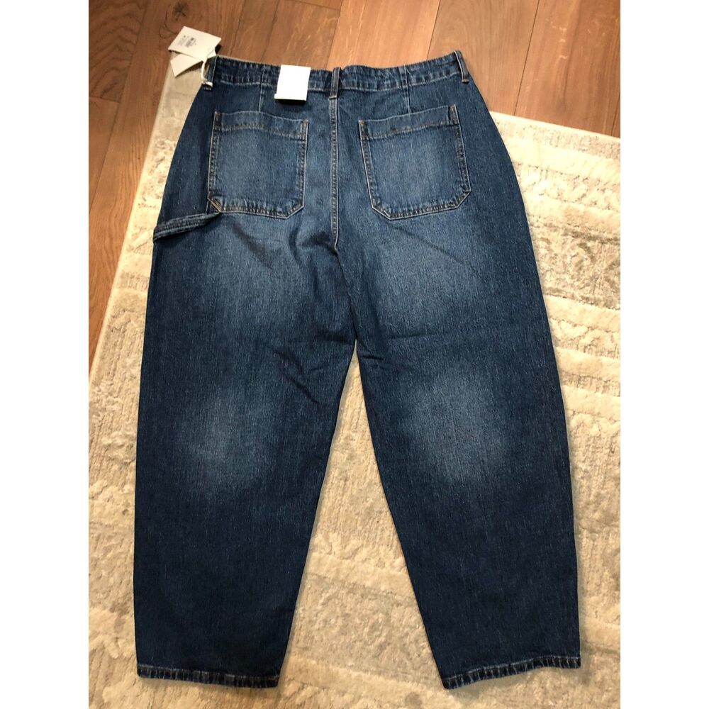 Woman's 16 Carpenter Style Barrel Jeans